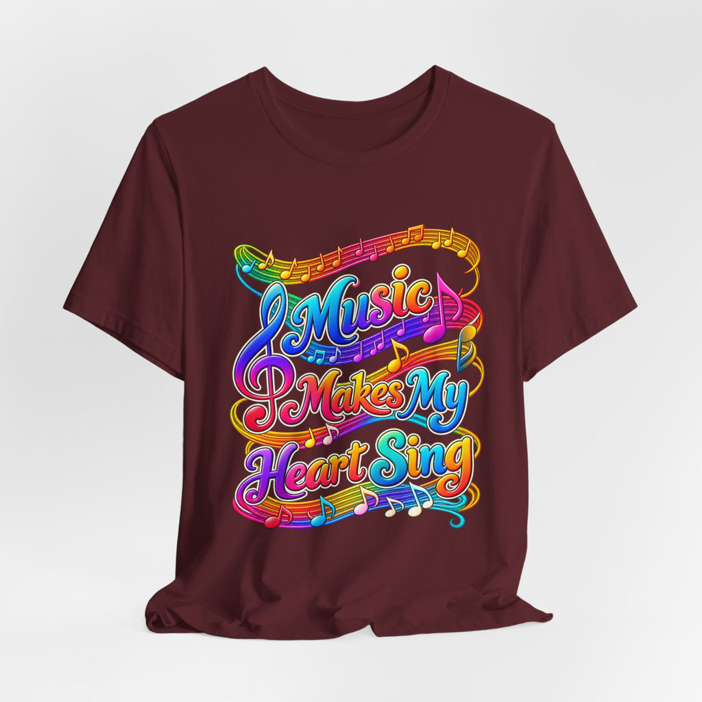 Music Makes My Heart Sing T-Shirt