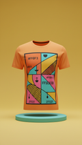 Graphic Slogan T-Shirt Cotton Blend