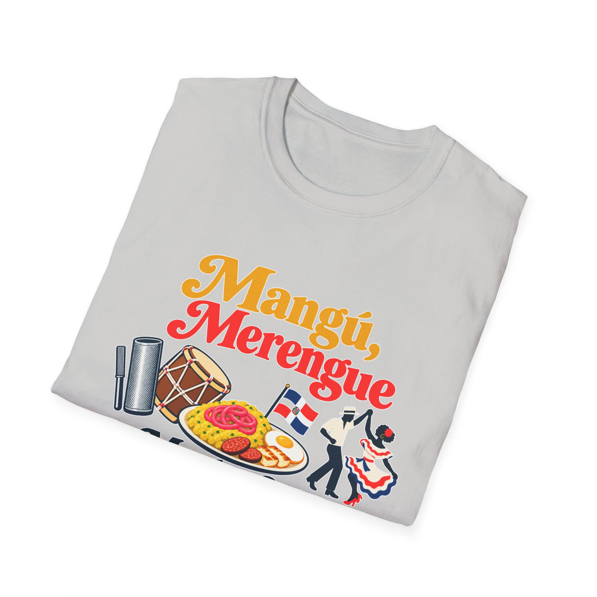 Mangu y Merengue GILDAN_6400 UNISEX Colorful Graphic T-Shirt