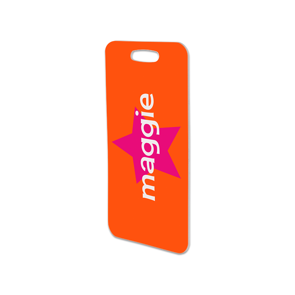 Etiqueta para equipaje de 3" x 5.5" rectangular