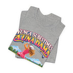 “Nunca Subestimes a Una Dama que Juega Golf” Colorful Ladies Bella+Canvas Golf T‑Shirt