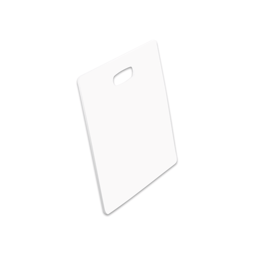 Etiqueta de equipaje 3.5" x 3.5" Cuadrada de Plástico Reforzado con Fibra