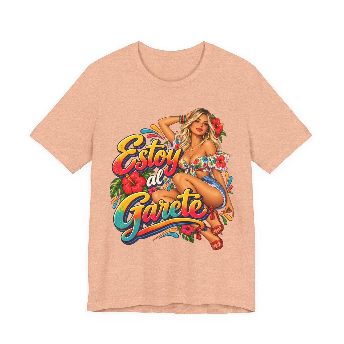 Estoy al Garete-Rubia BELLA+CANVA 3001 UNISEX JERSEY T-Shirt
