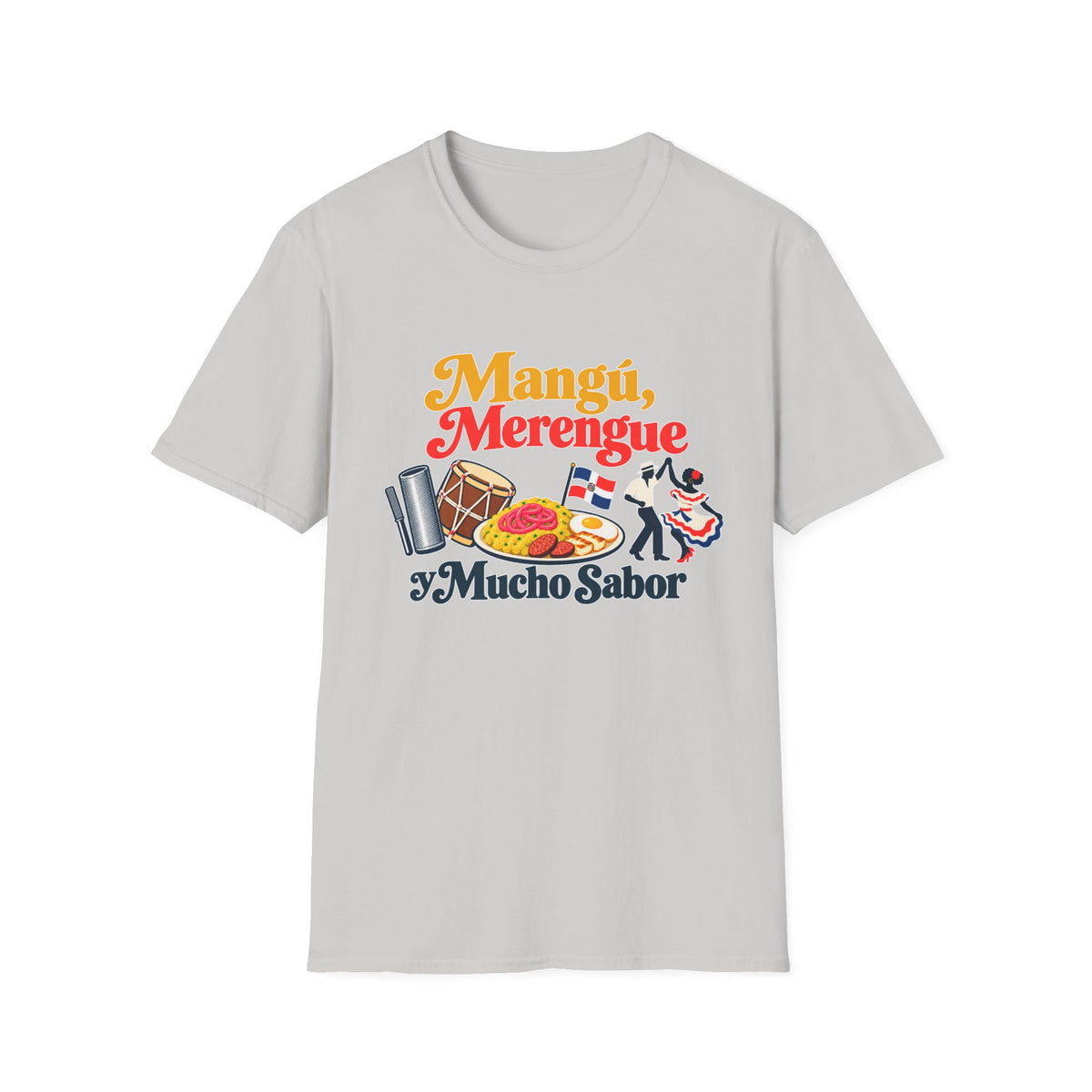 Mangu y Merengue GILDAN_6400 UNISEX Colorful Graphic T-Shirt