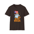 Boo Ricua T-Shirt — Puerto Rican Flag Halloween Ghost Tee