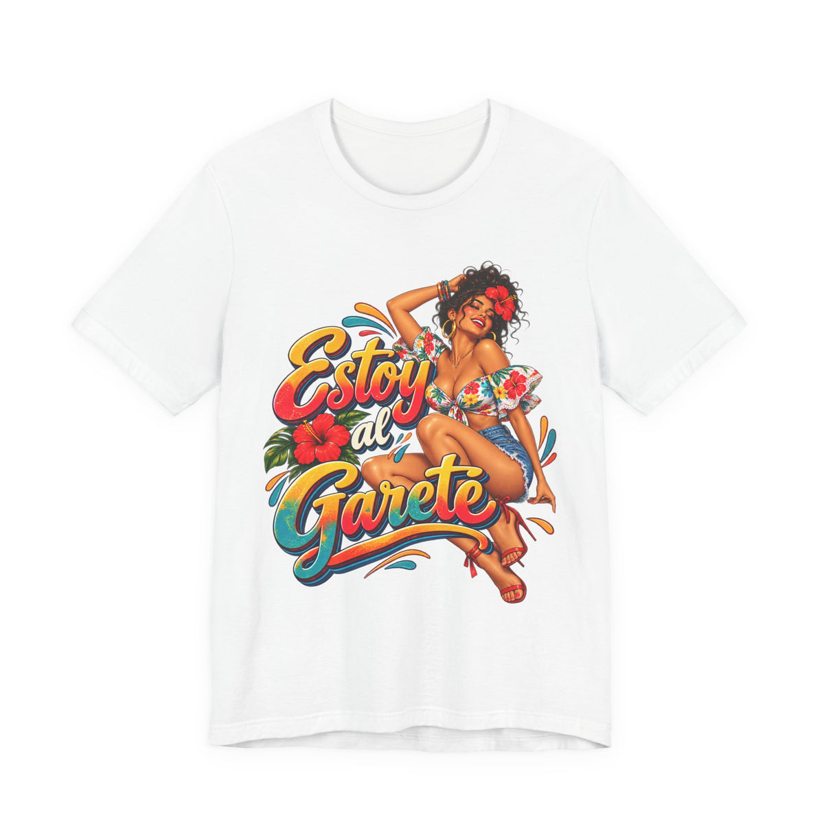 Estoy al Garete-Boricua BELLA+CANVA 3001 UNISEX JERSEY T-Shirt