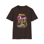Camiseta vintage de viaje de Venezuela: Arepa, Salto Ángel y diseño floral retro