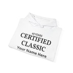 60 Years Certified Classic Personalized Hoodie