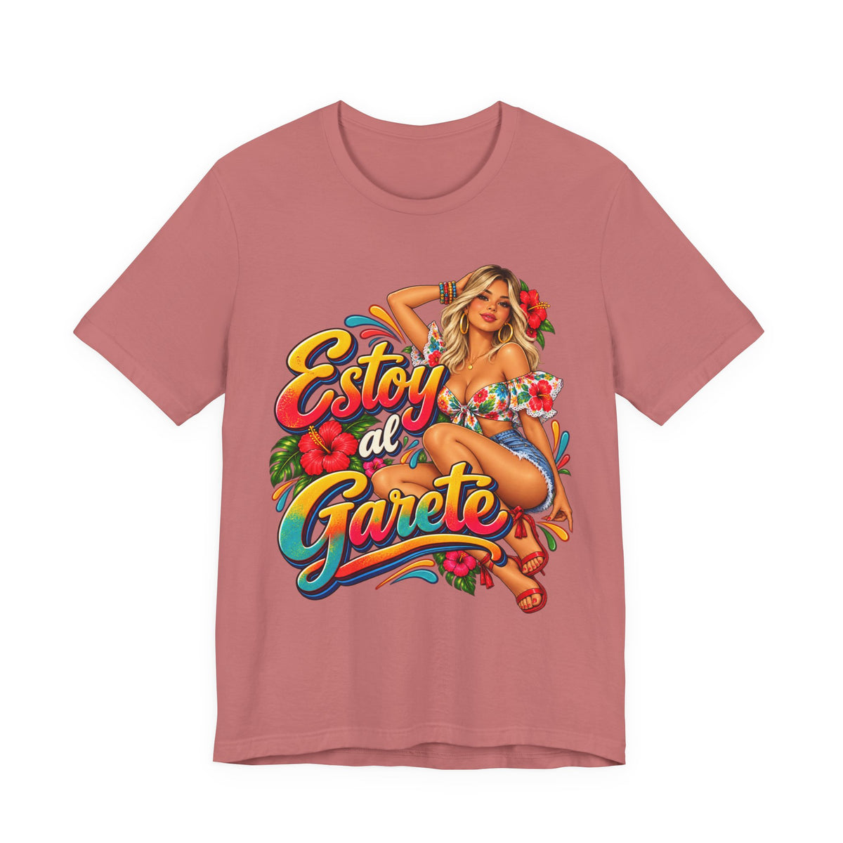 Estoy al Garete-Rubia BELLA+CANVA 3001 UNISEX JERSEY T-Shirt
