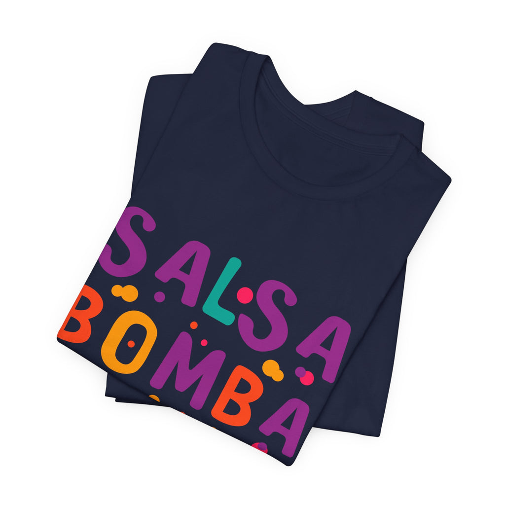 Salsa Bomba Plena Graphic Tee — Colorful Puerto Rican Music Dance Shirt