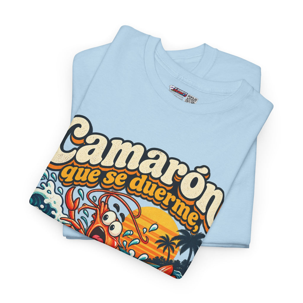 Camarón Que Se Duerma Unisex Heavy Cotton Tee