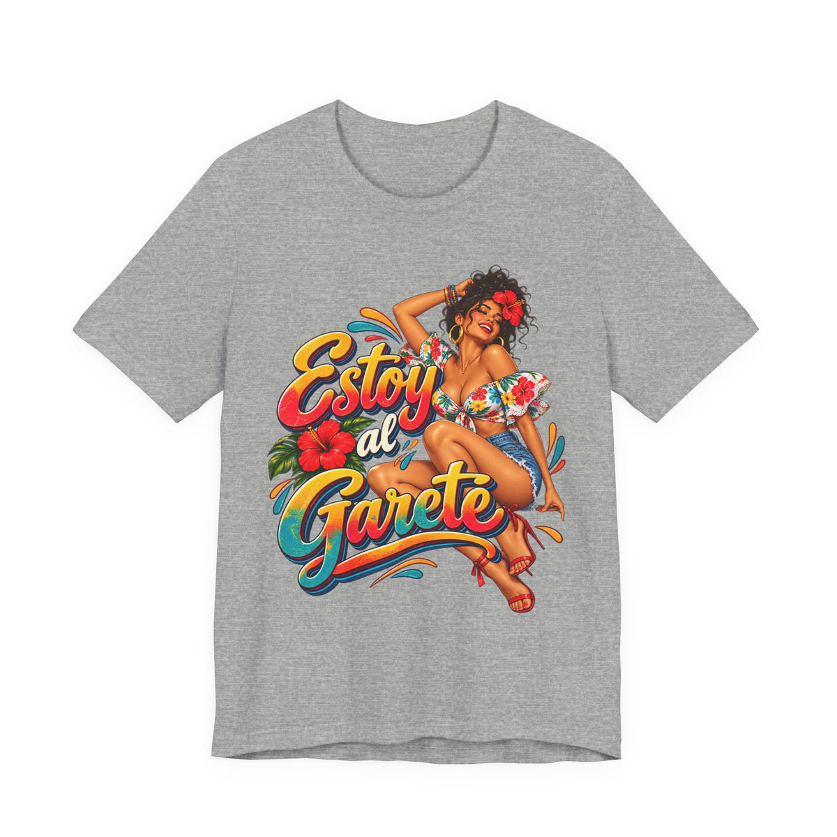 Estoy al Garete-Boricua BELLA+CANVA 3001 UNISEX JERSEY T-Shirt