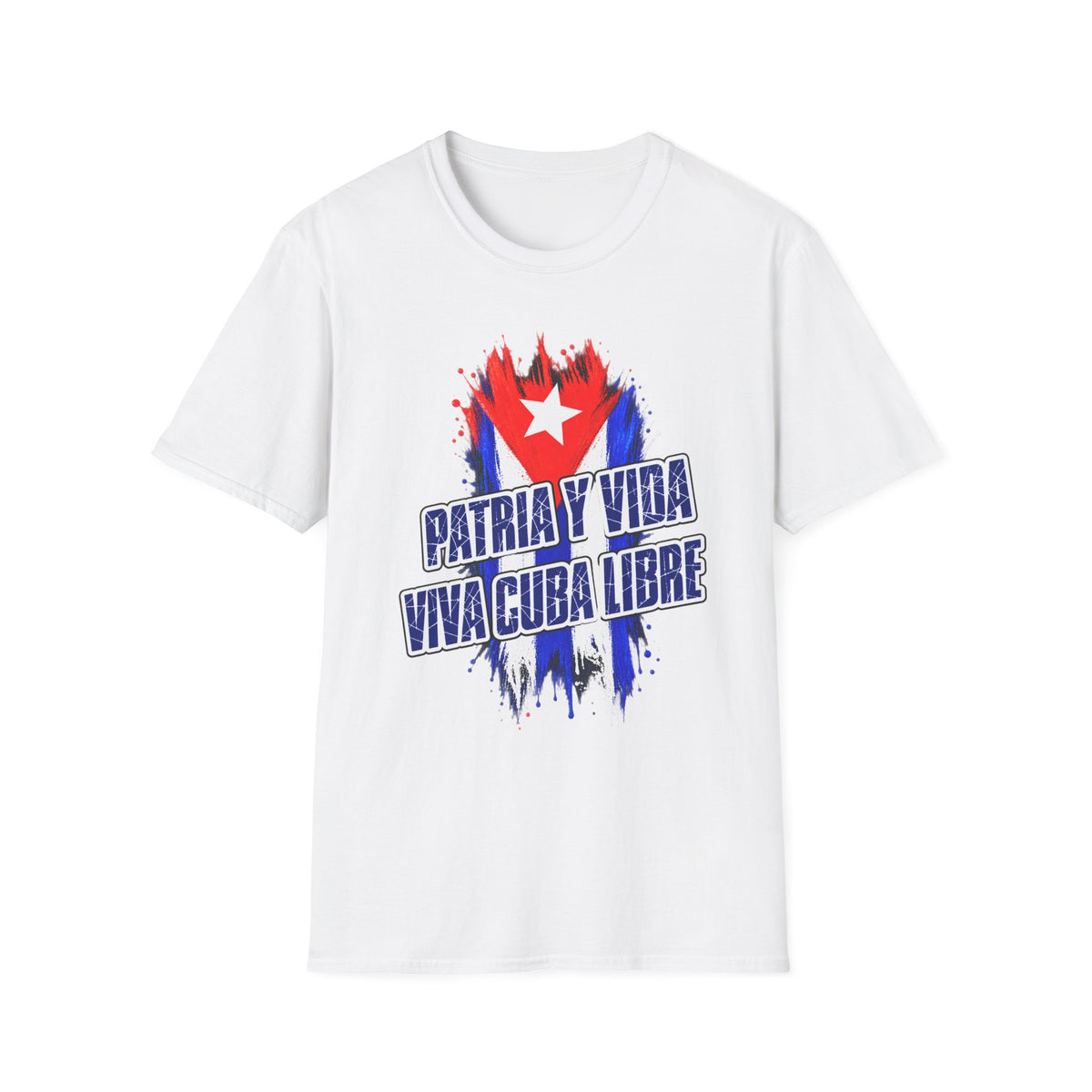 Patria y Vida Viva Cuba Libre T-Shirt — Cuban Freedom Flag Tee