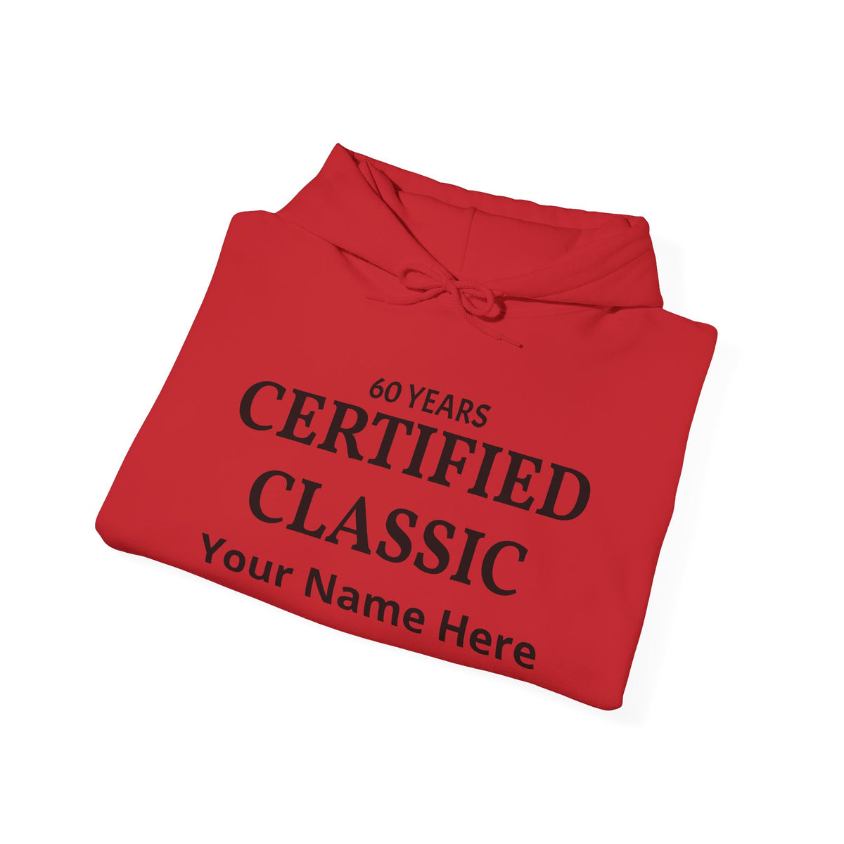 60 Years Certified Classic Personalized Hoodie