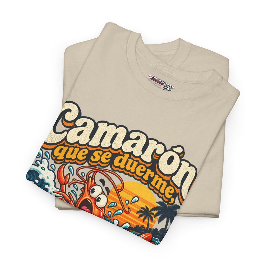 Camarón Que Se Duerma Unisex Heavy Cotton Tee