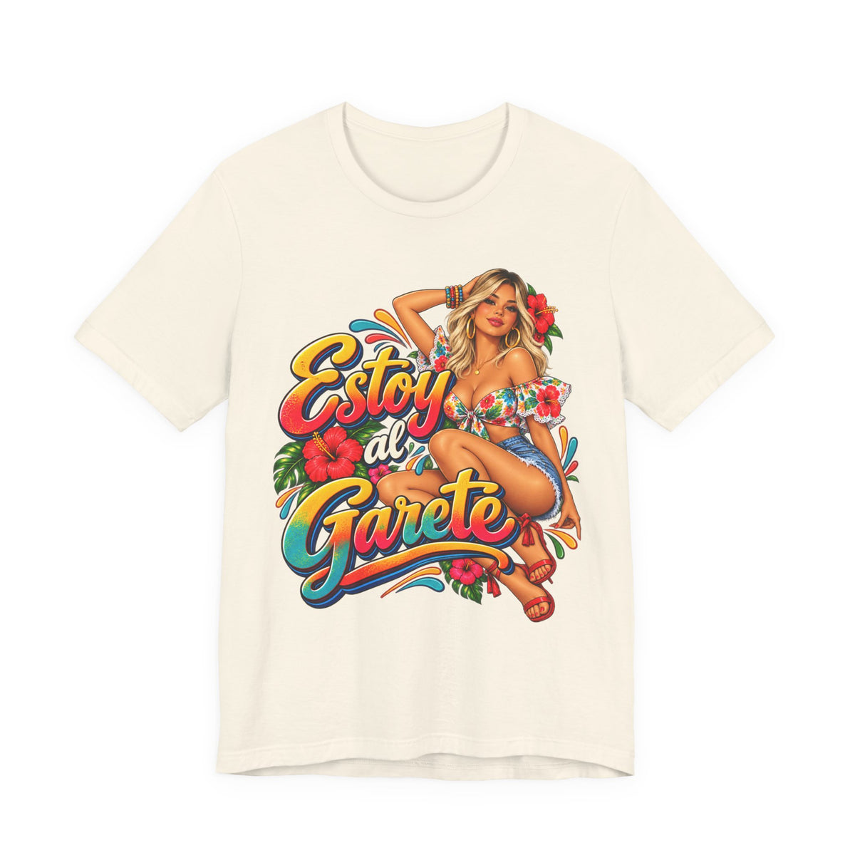 Estoy al Garete-Rubia BELLA+CANVA 3001 UNISEX JERSEY T-Shirt