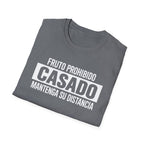 Camiseta Fruto Prohibido Casado Mantenga Su Distancia