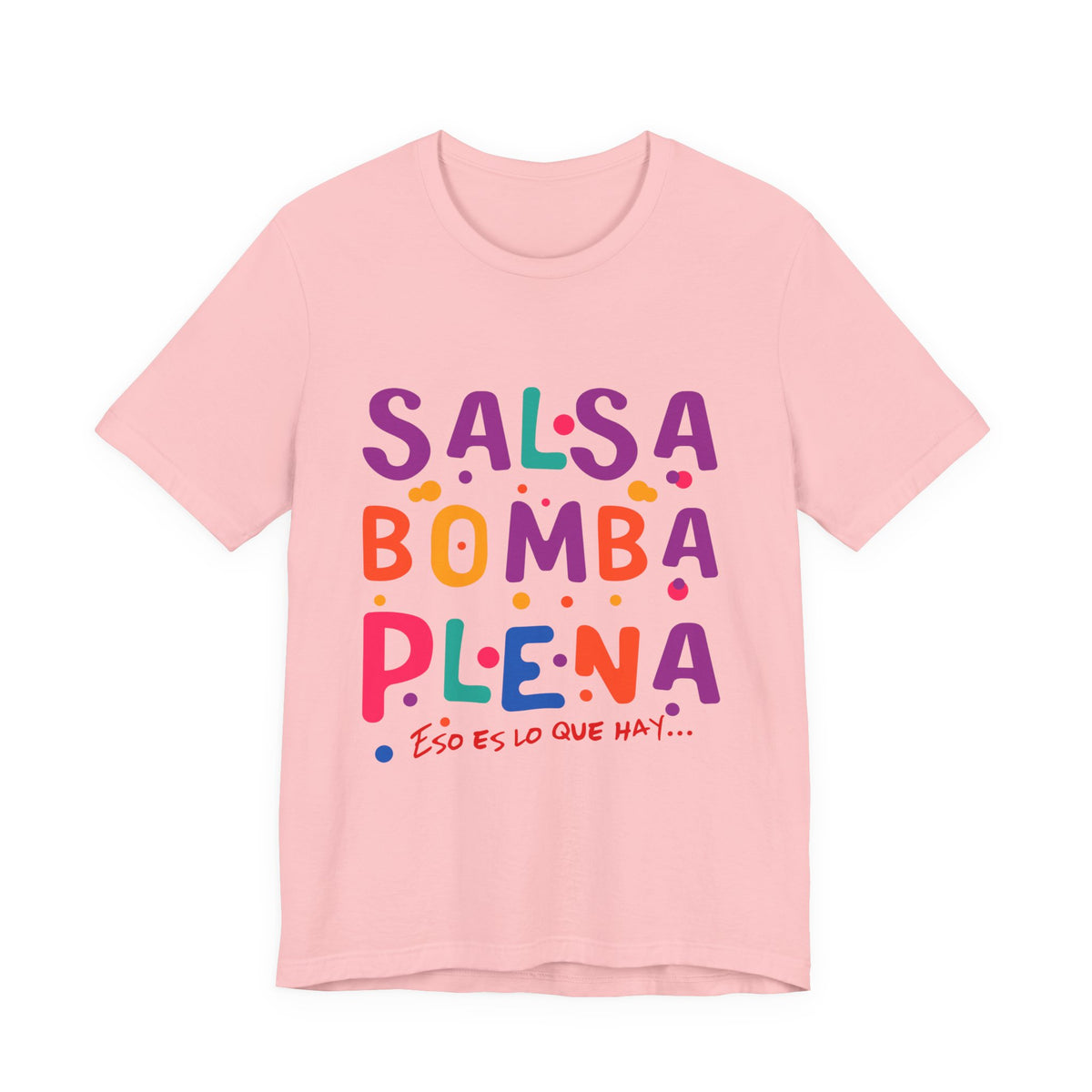 Salsa Bomba Plena Graphic Tee — Colorful Puerto Rican Music Dance Shirt
