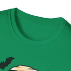 Camiseta de Halloween de momia con diseño de la letra M