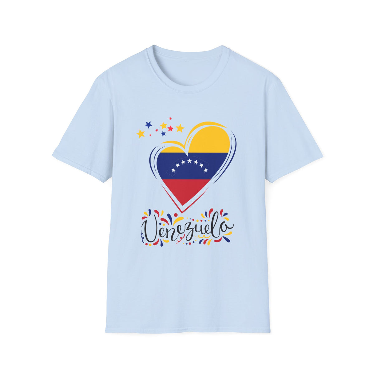 Venezuela Heart Flag T-Shirt — Patriotic Venezuelan Pride Tee