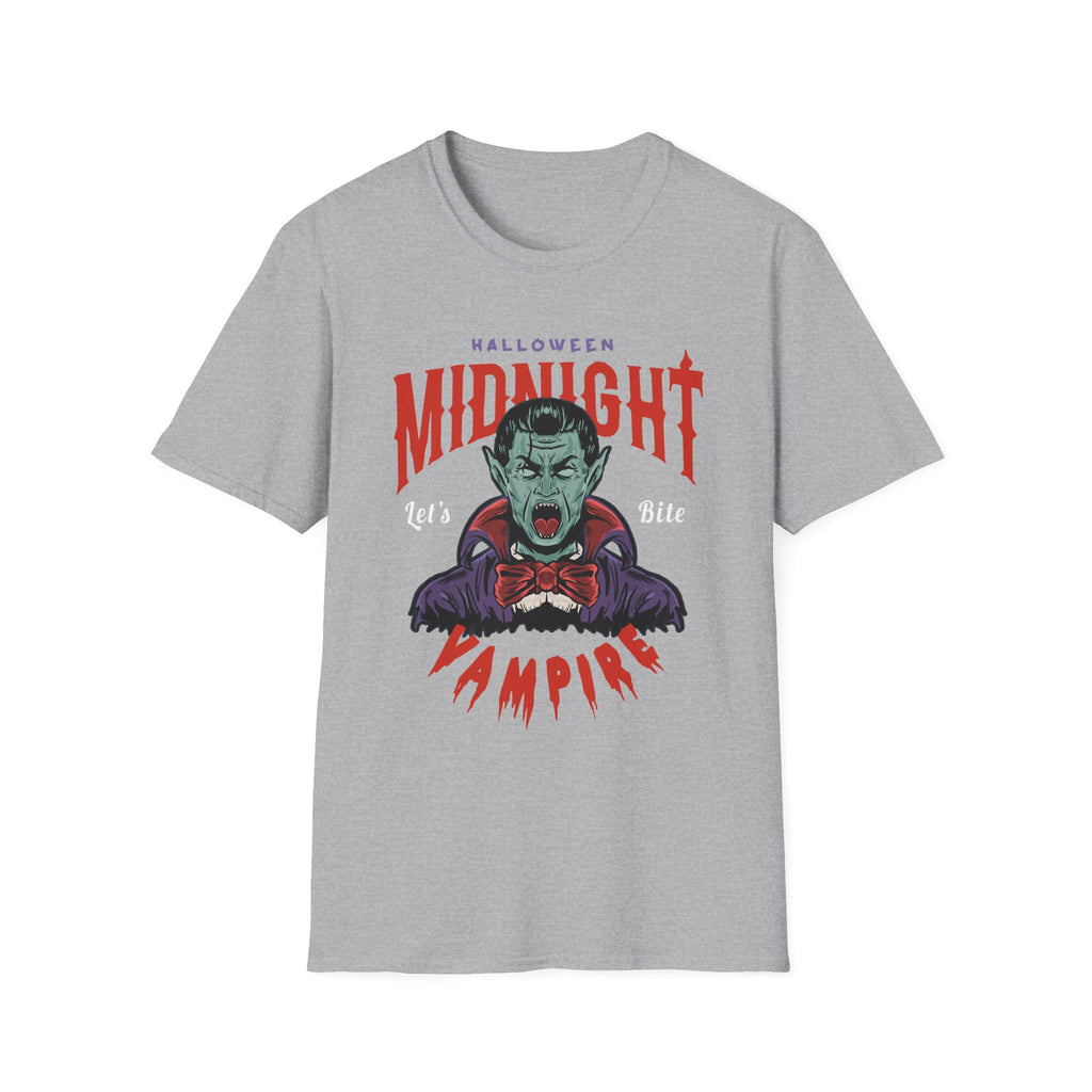 Midnight Vampire Halloween T-Shirt — Let’s Bite Vintage Horror Tee