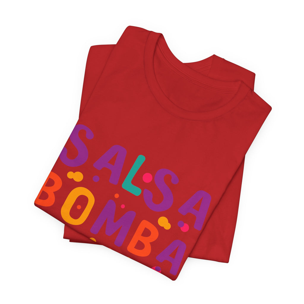 Salsa Bomba Plena Graphic Tee — Colorful Puerto Rican Music Dance Shirt