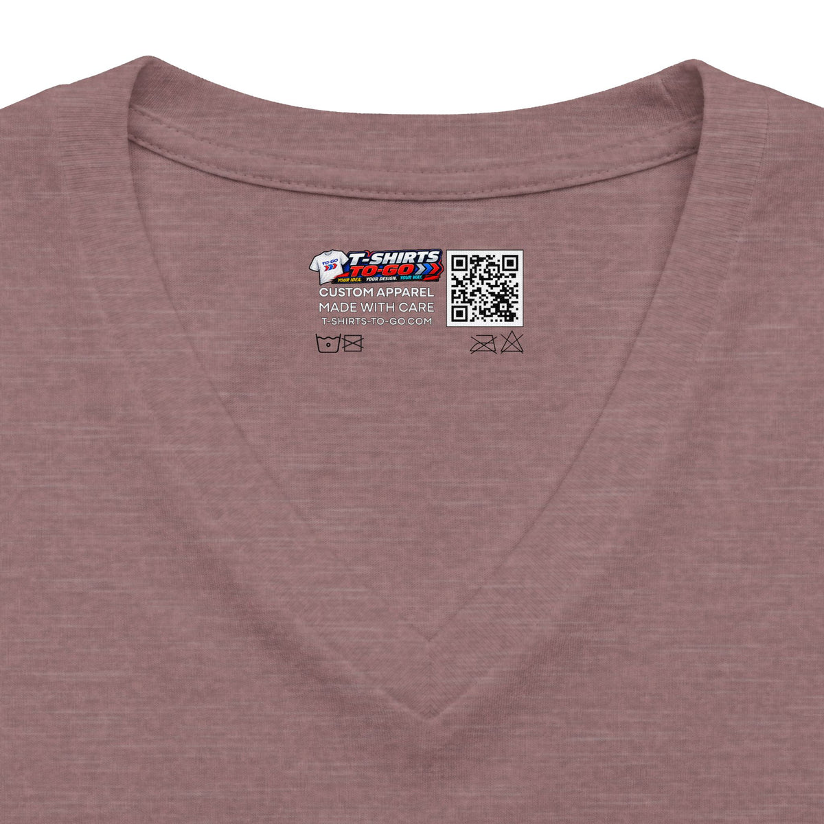 V-Neck T-Shirt — 'De Mi Maíz Ni Un Grano' Tropical Pin-Up Graphic