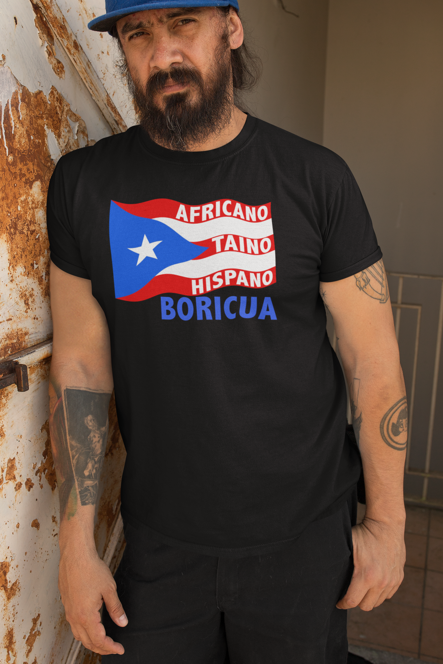 Camiseta Africano-Taíno-Hispana
