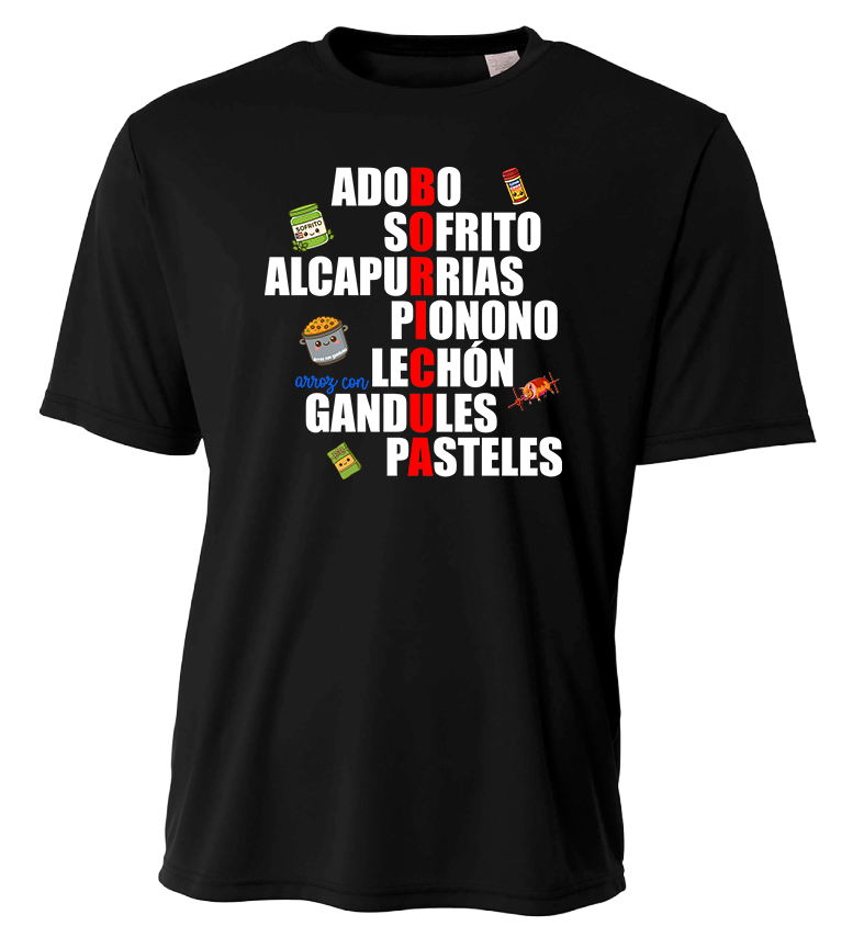 Camiseta Comida Boricua