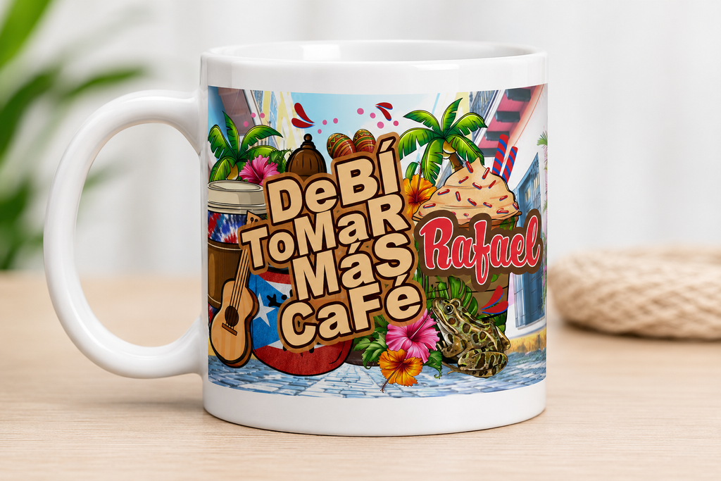 Debi tomar café en el Viejo San Juan