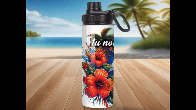 Puerto Rico Sports Water Bottle - Nine Styles