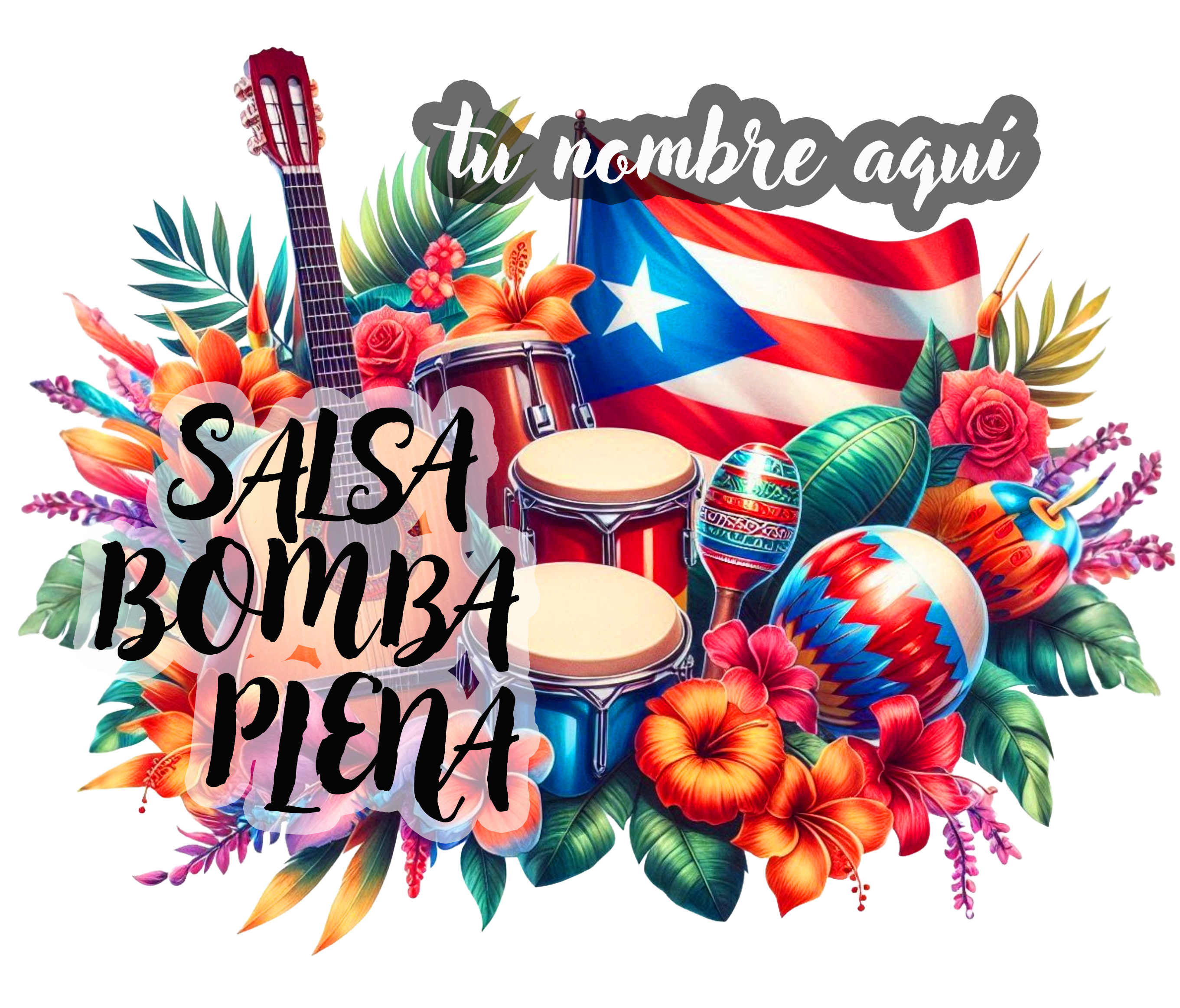 Botella de agua deportiva de Puerto Rico - Nueve estilos