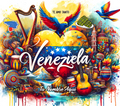Venezuelan Patriotic Themes Sports Water Bottle - Eight Styles