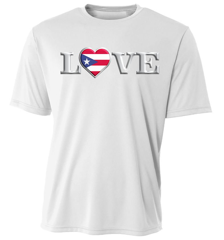 T-Shirt Love Puerto Rico 3D