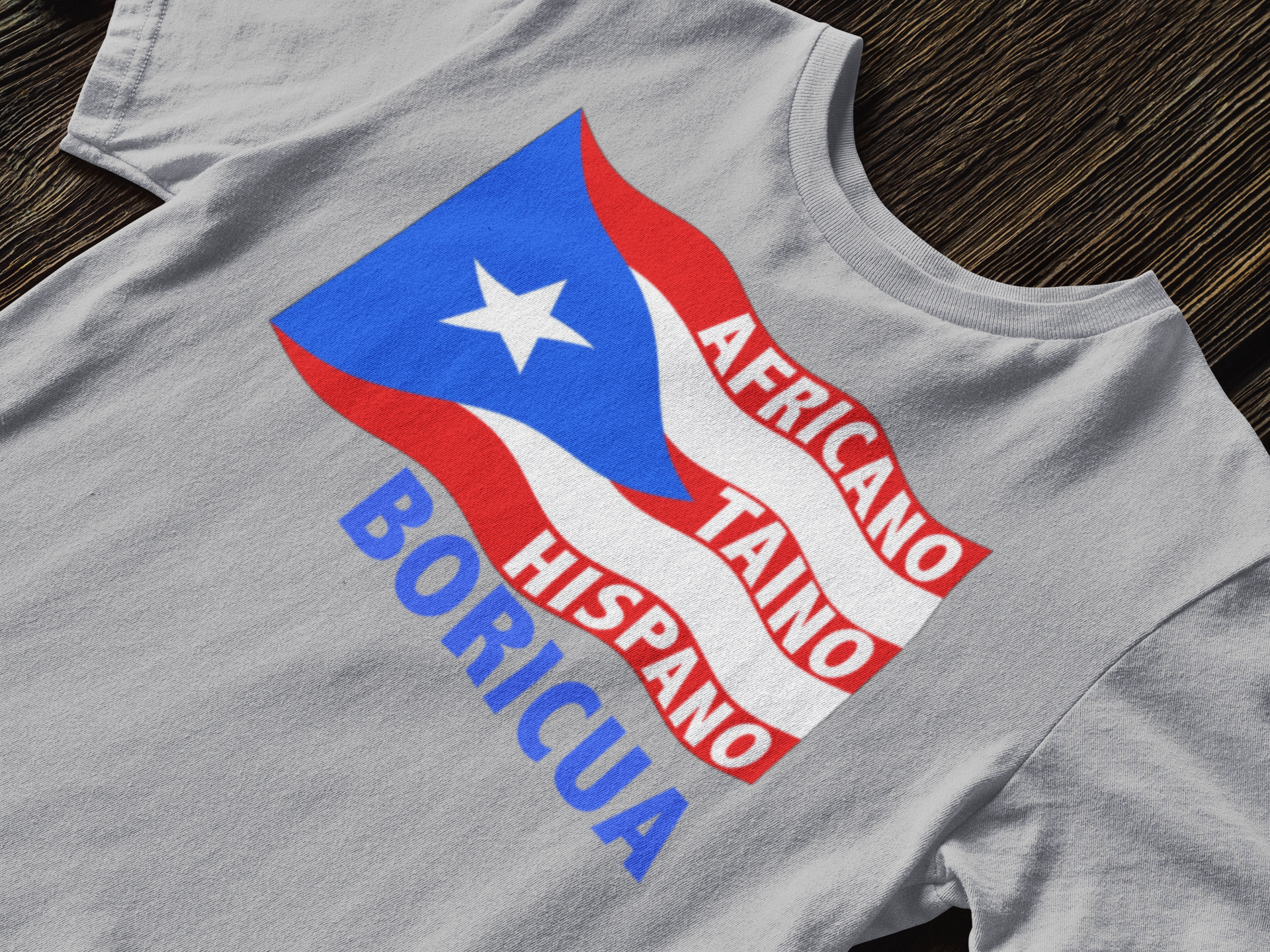 Camiseta Africano-Taíno-Hispana