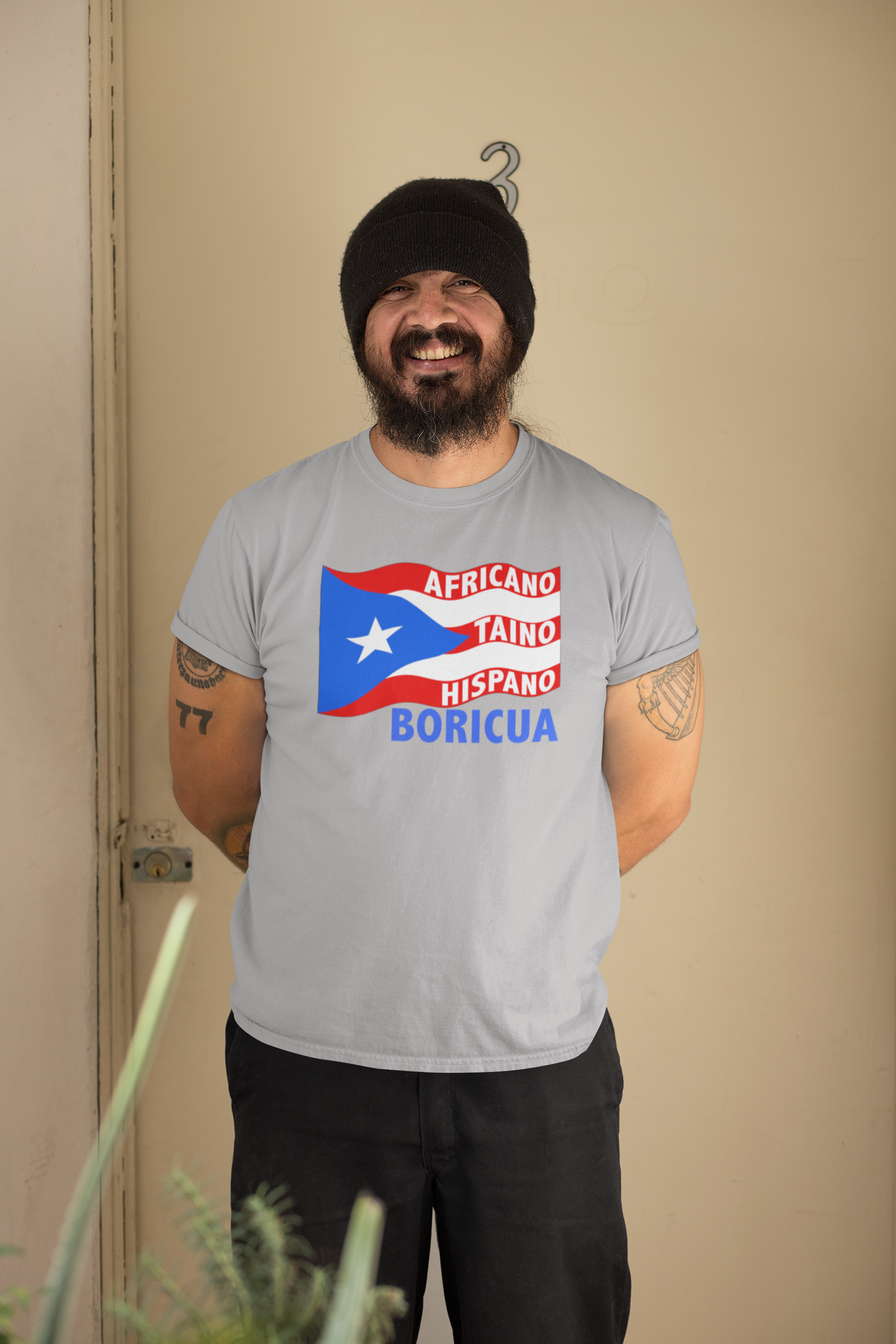 Camiseta Africano-Taíno-Hispana